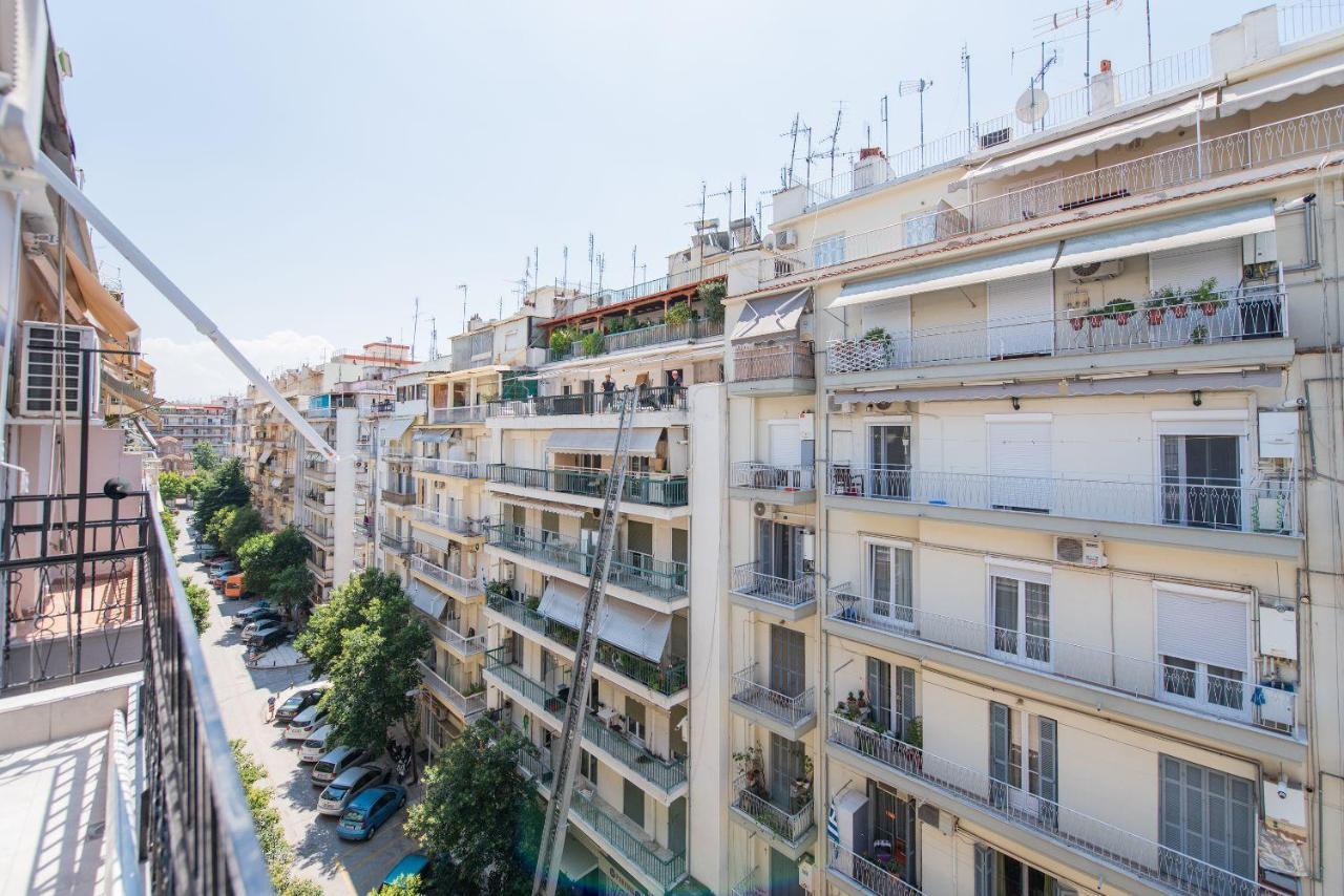 Apricot By Halu! Cozy Apt Next To Agia Sophia Metro Station Tesalónica Exterior foto